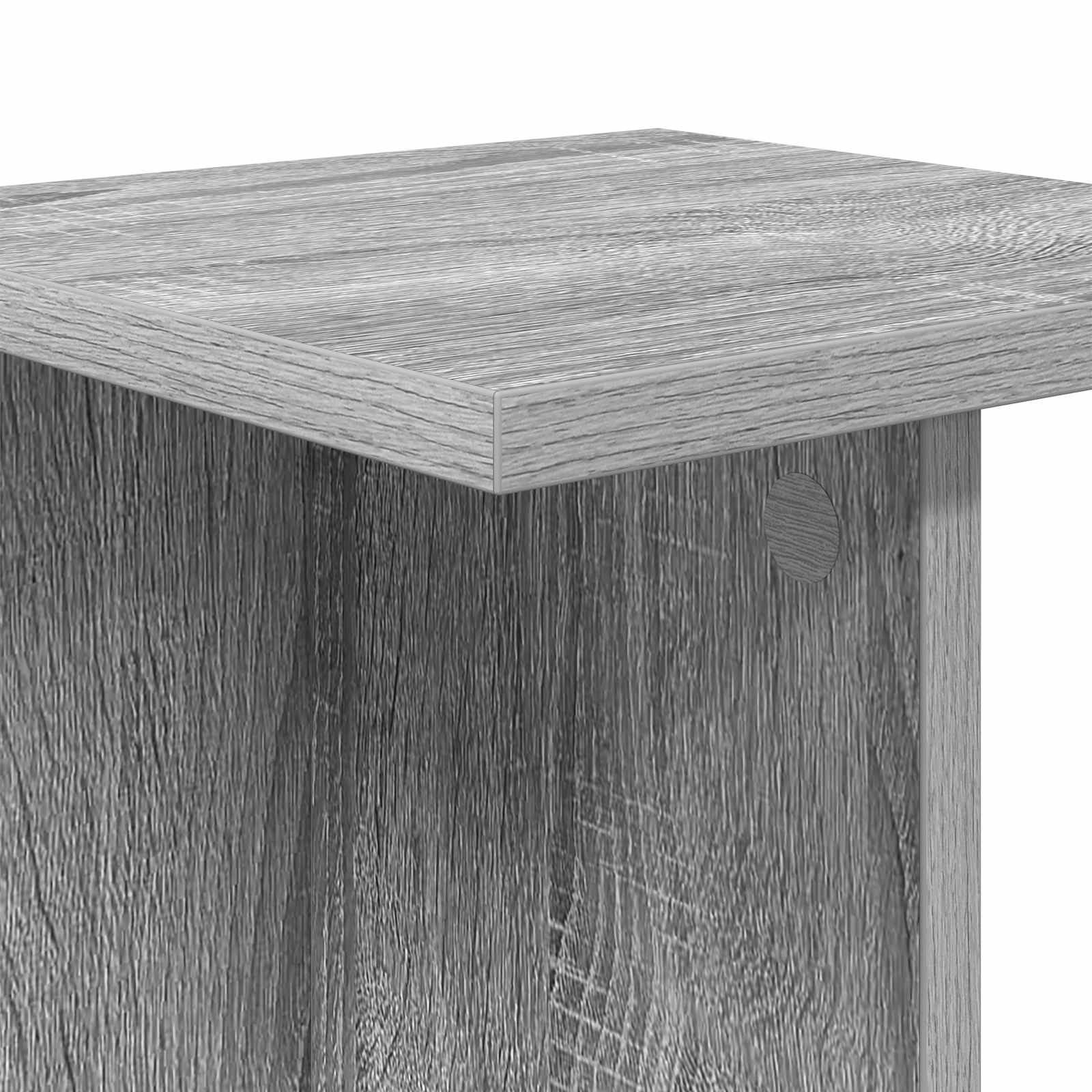 vidaXL Stojak na rośliny 2 pcs Szary Sonoma 25 x 25,5 x 80,5 cm