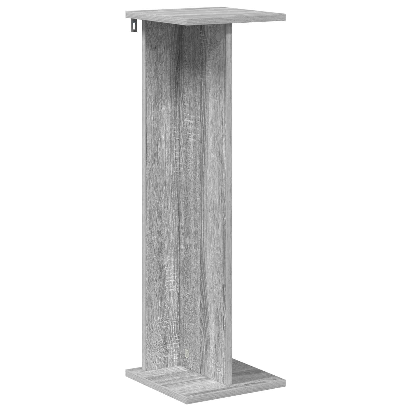 vidaXL Stojak na rośliny 2 pcs Szary Sonoma 25 x 25,5 x 80,5 cm