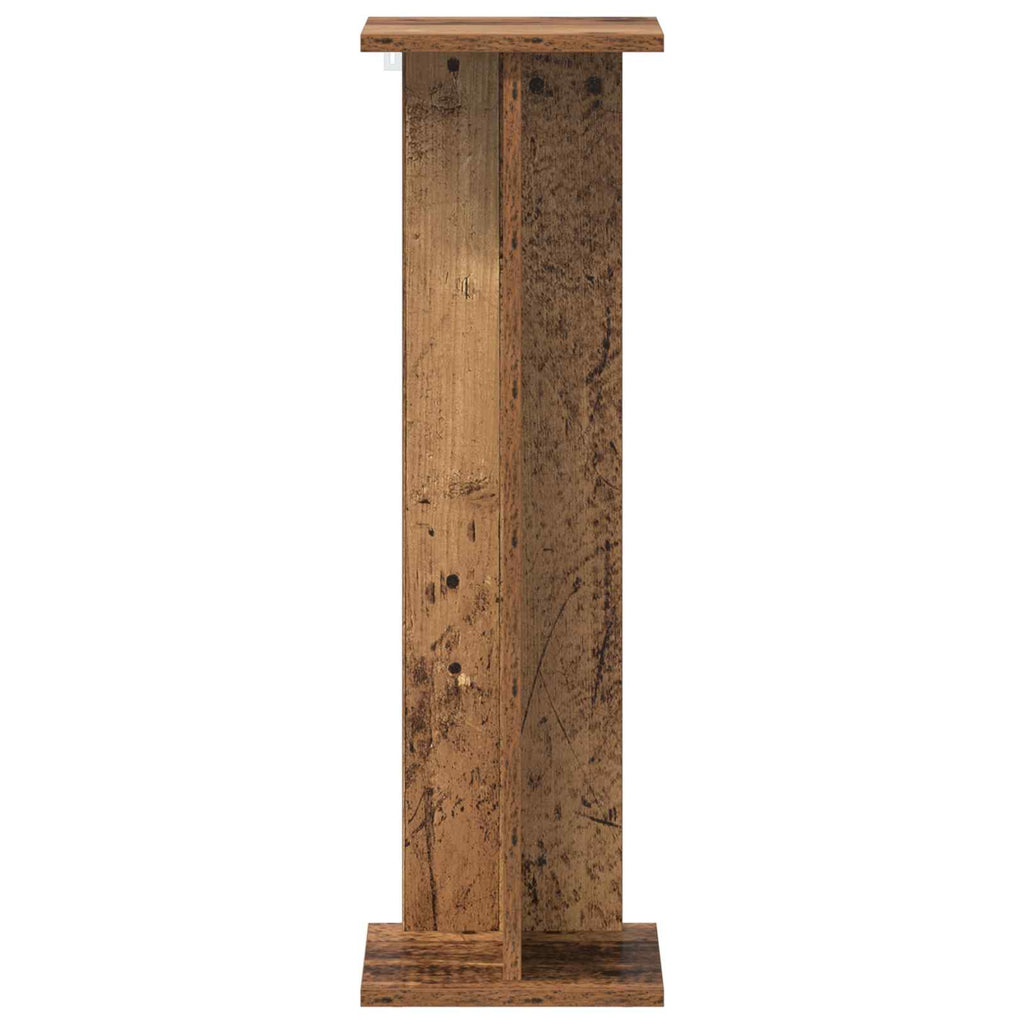 vidaXL Stojak na rośliny Stare drewno 25 x 25,5 x 80,5 cm