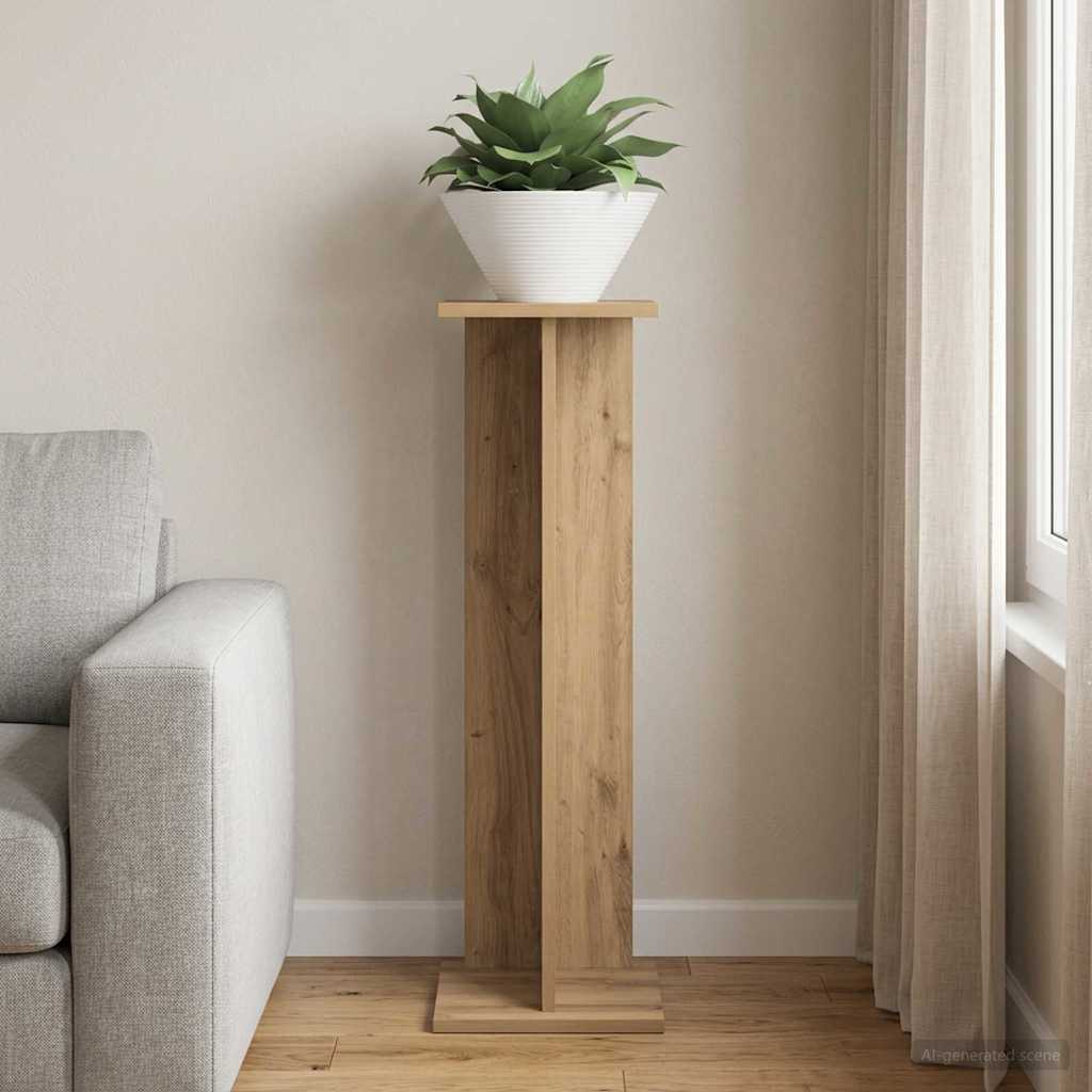 vidaXL Stojak na rośliny Dąb Rzemieślniczy 25 x 25,5 x 80,5 cm