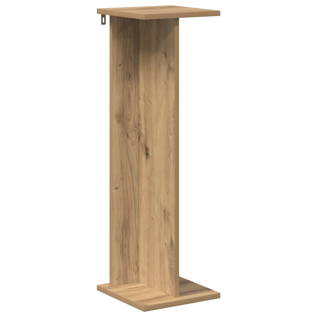 vidaXL Stojak na rośliny 2 pcs Dąb Rzemieślniczy 25 x 25,5 x 80,5 cm