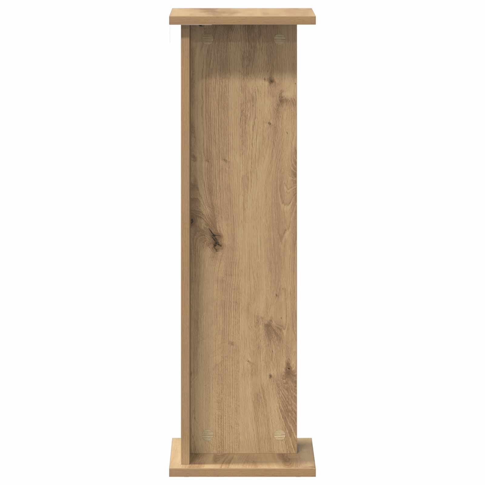 vidaXL Stojak na rośliny 2 pcs Dąb Rzemieślniczy 25 x 25,5 x 80,5 cm