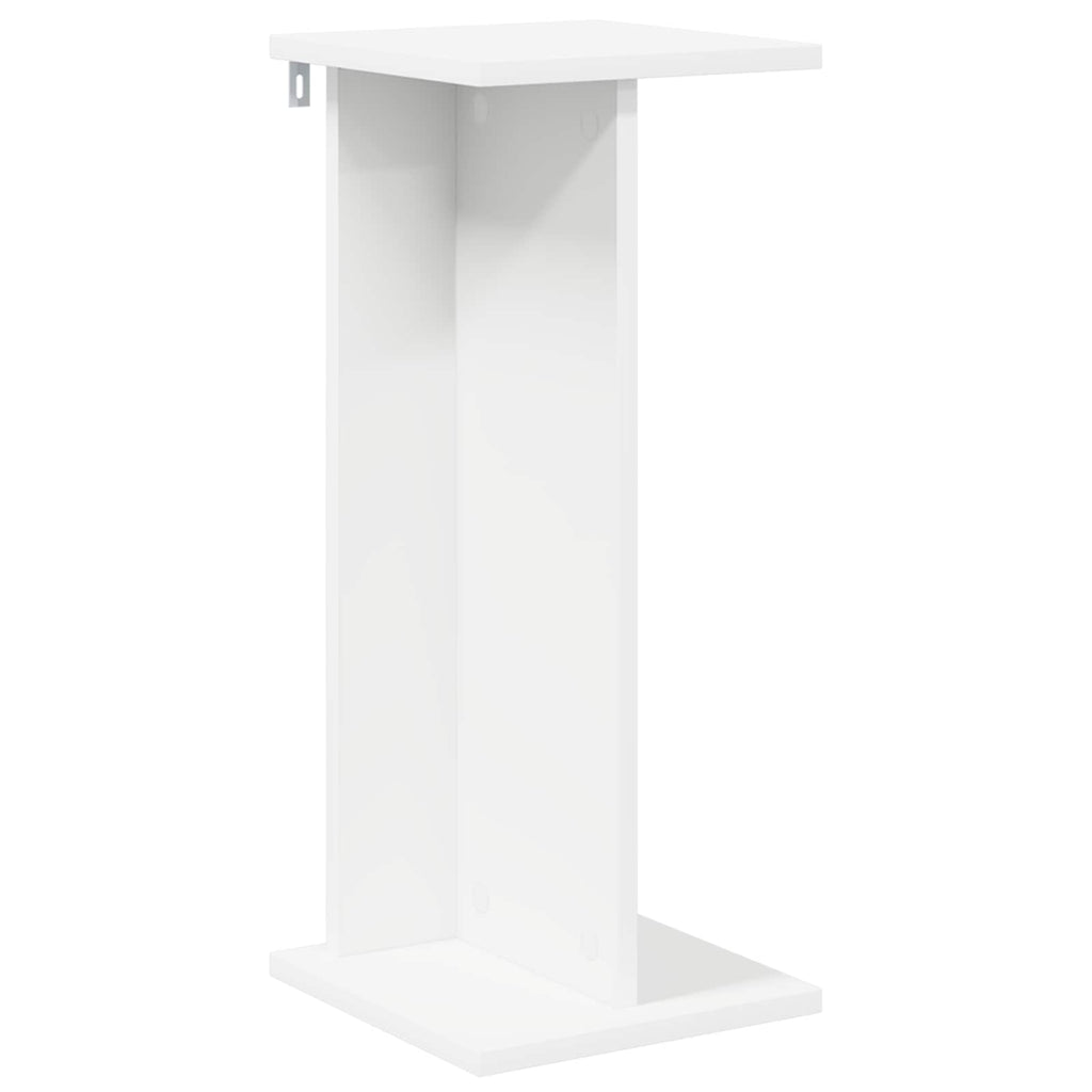 vidaXL Stojak na rośliny 2 pcs Biały 25 x 25,5 x 60,5 cm