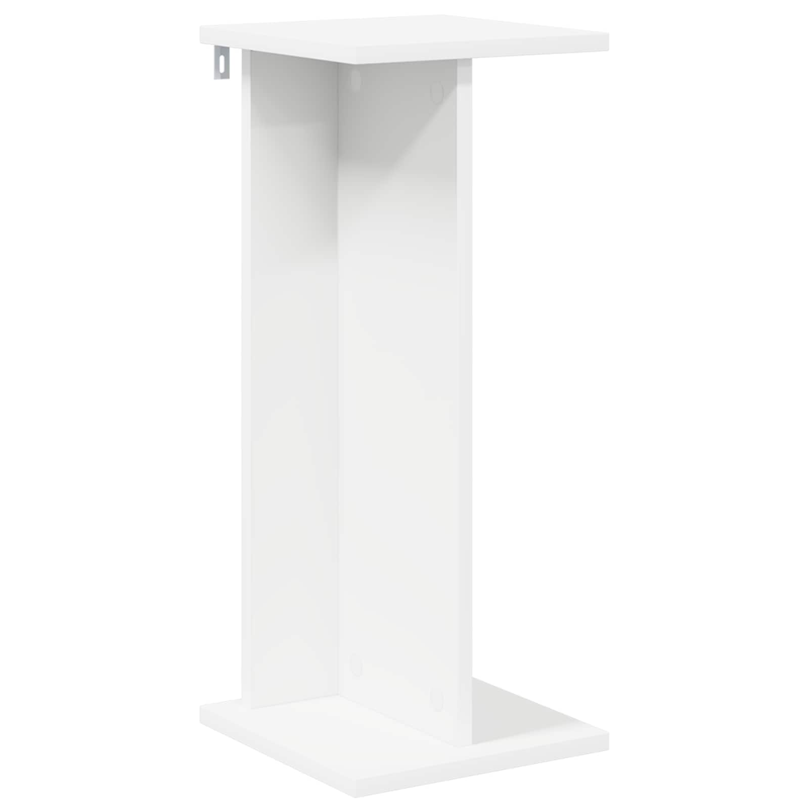 vidaXL Stojak na rośliny 2 pcs Biały 25 x 25,5 x 60,5 cm
