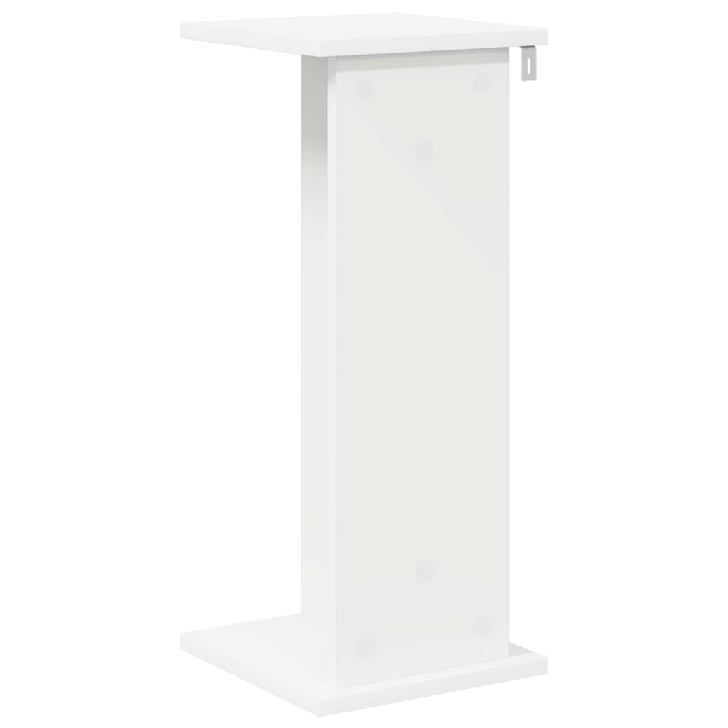 vidaXL Stojak na rośliny 2 pcs Biały 25 x 25,5 x 60,5 cm