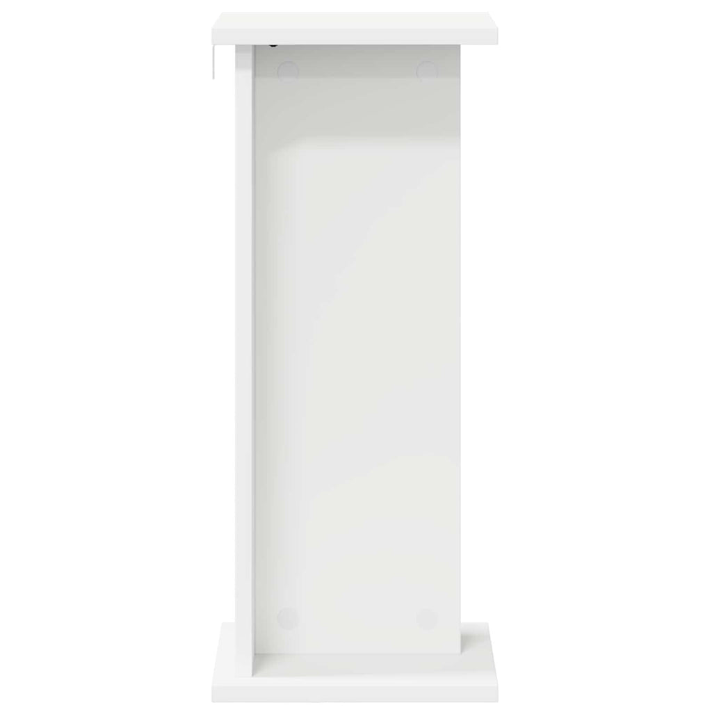 vidaXL Stojak na rośliny 2 szt. Biały 25 x 25,5 x 60,5 cm