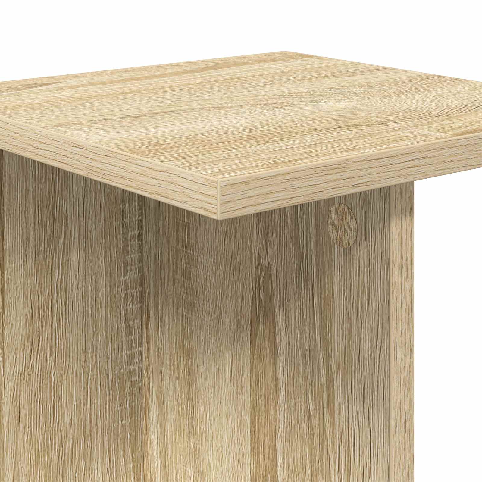 vidaXL Stojak na rośliny 2 pcs Dąb Sonoma 25 x 25,5 x 60,5 cm