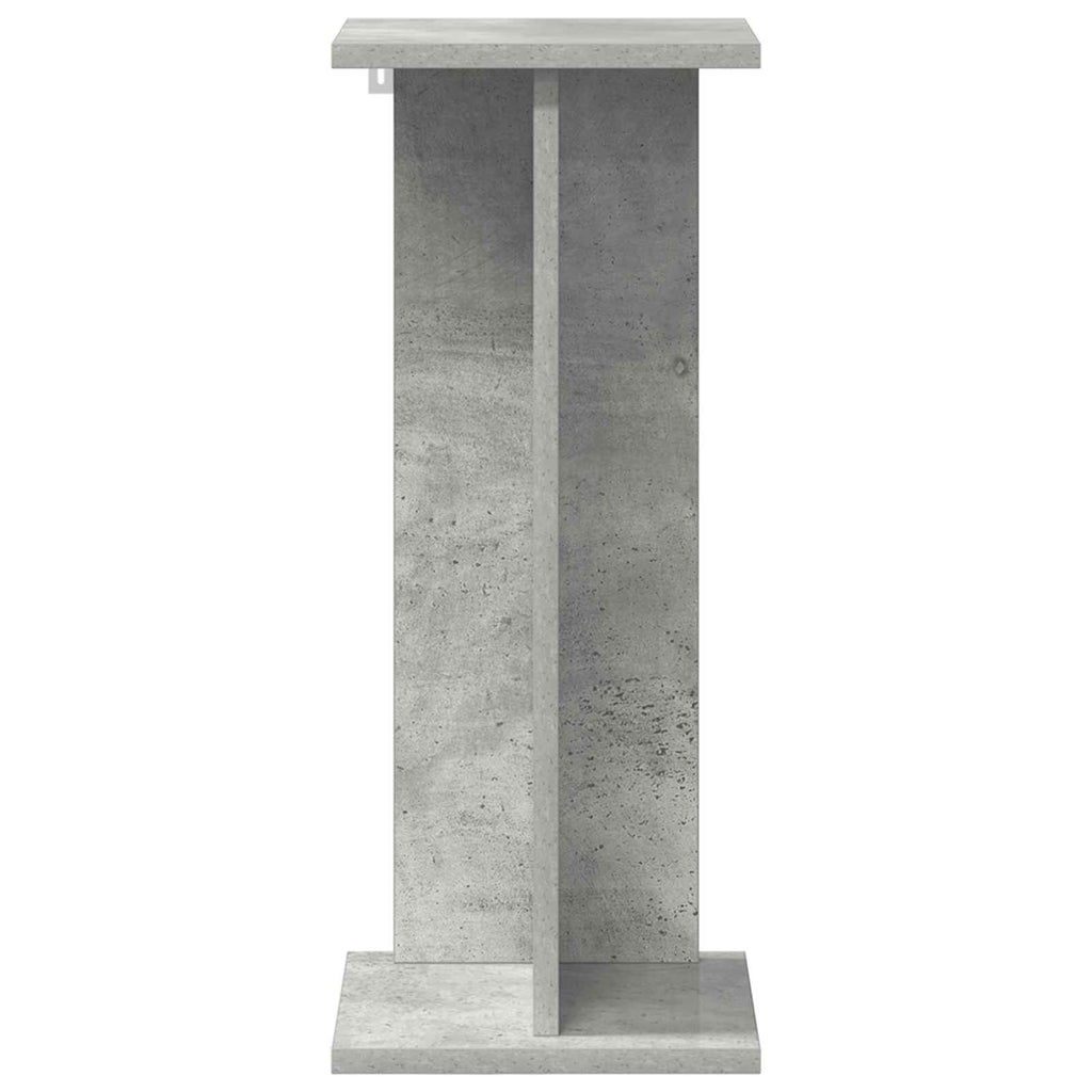 vidaXL Stojak na rośliny 2 pcs Betonowy Szary 25 x 25,5 x 60,5 cm