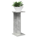 vidaXL Stojak na rośliny 2 pcs Betonowy Szary 25 x 25,5 x 60,5 cm