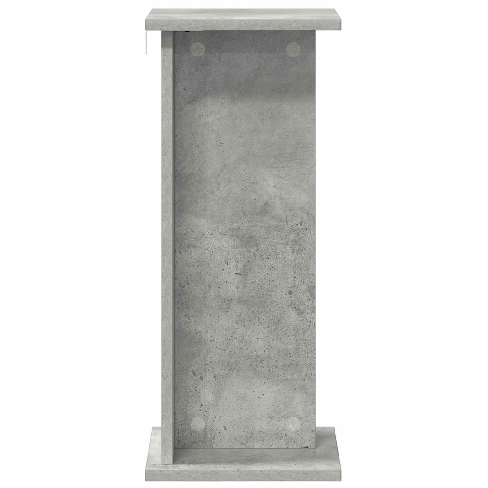 vidaXL Stojak na rośliny 2 pcs Betonowy Szary 25 x 25,5 x 60,5 cm