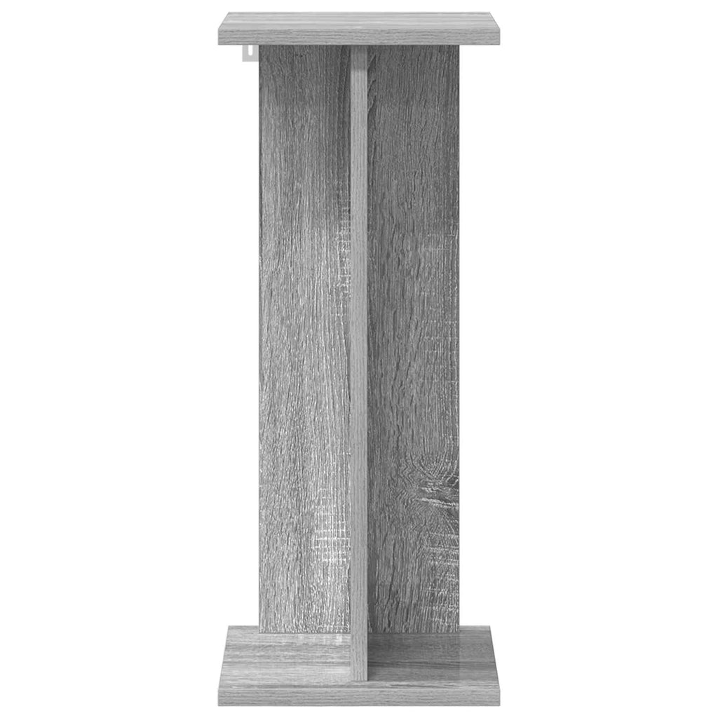 vidaXL Stojak na rośliny 2 pcs Szary Sonoma 25 x 25,5 x 60,5 cm