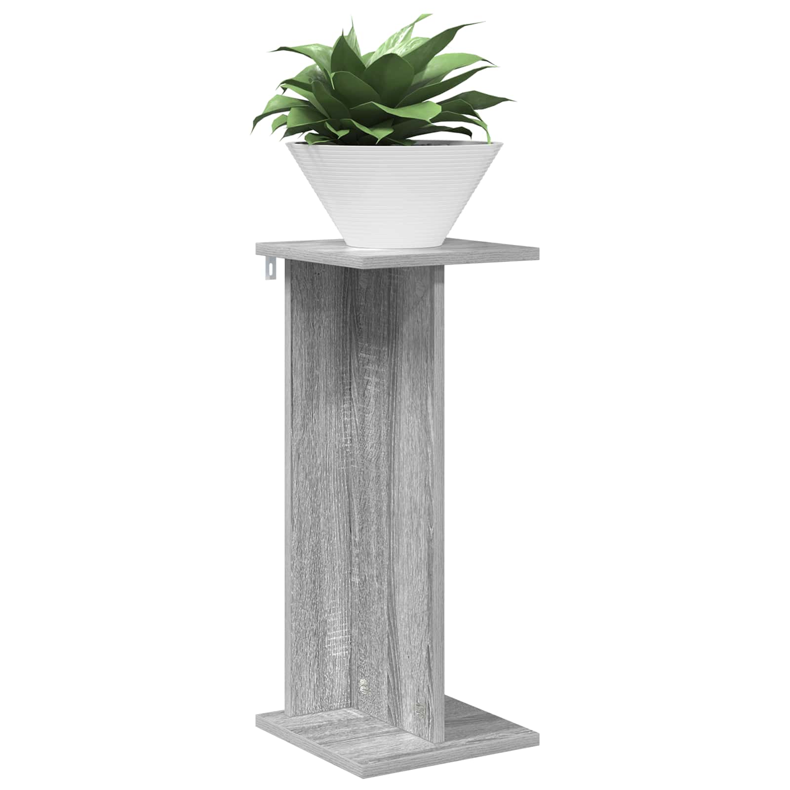 vidaXL Stojak na rośliny 2 pcs Szary Sonoma 25 x 25,5 x 60,5 cm