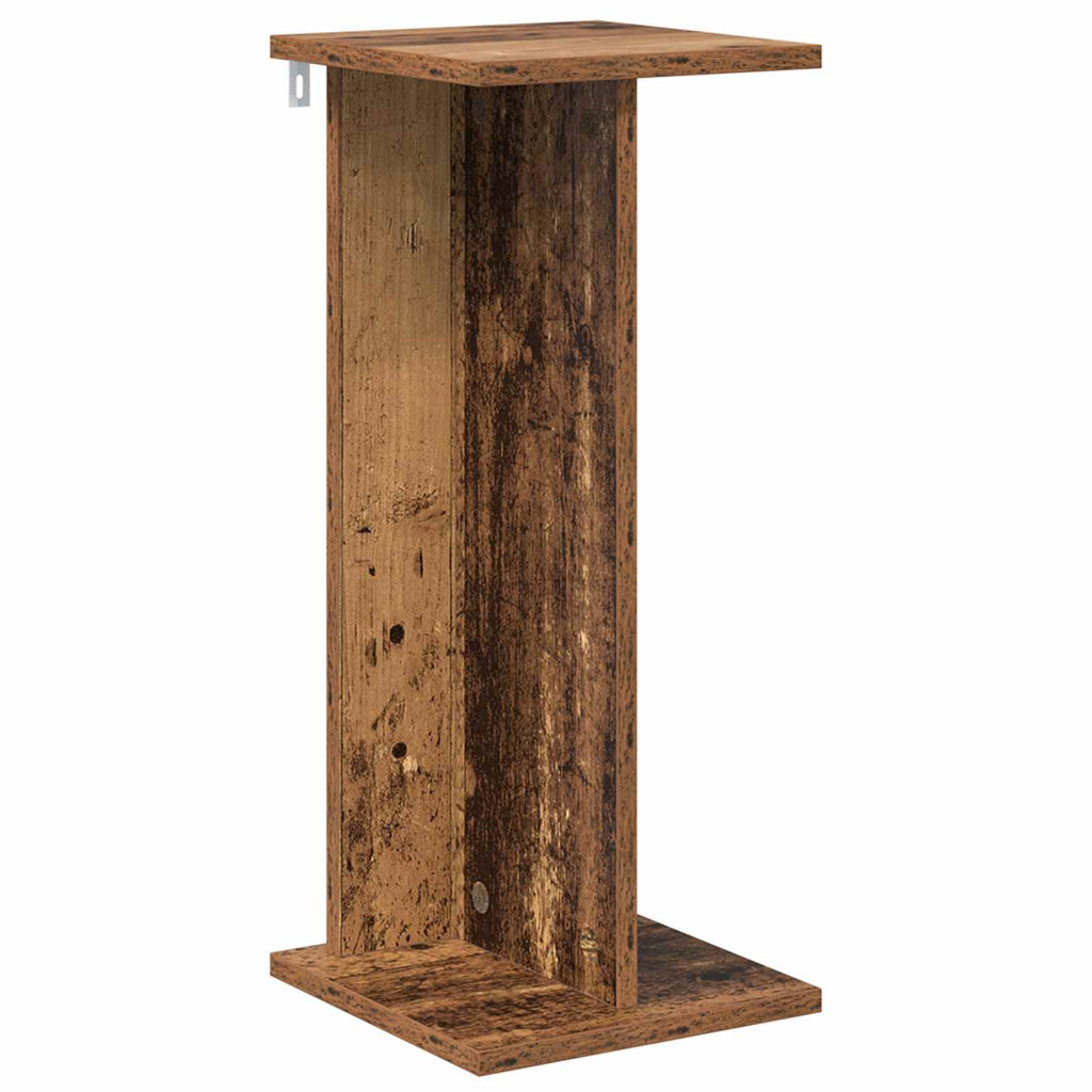 vidaXL Stojak na rośliny Stare drewno 25 x 25,5 x 60,5 cm
