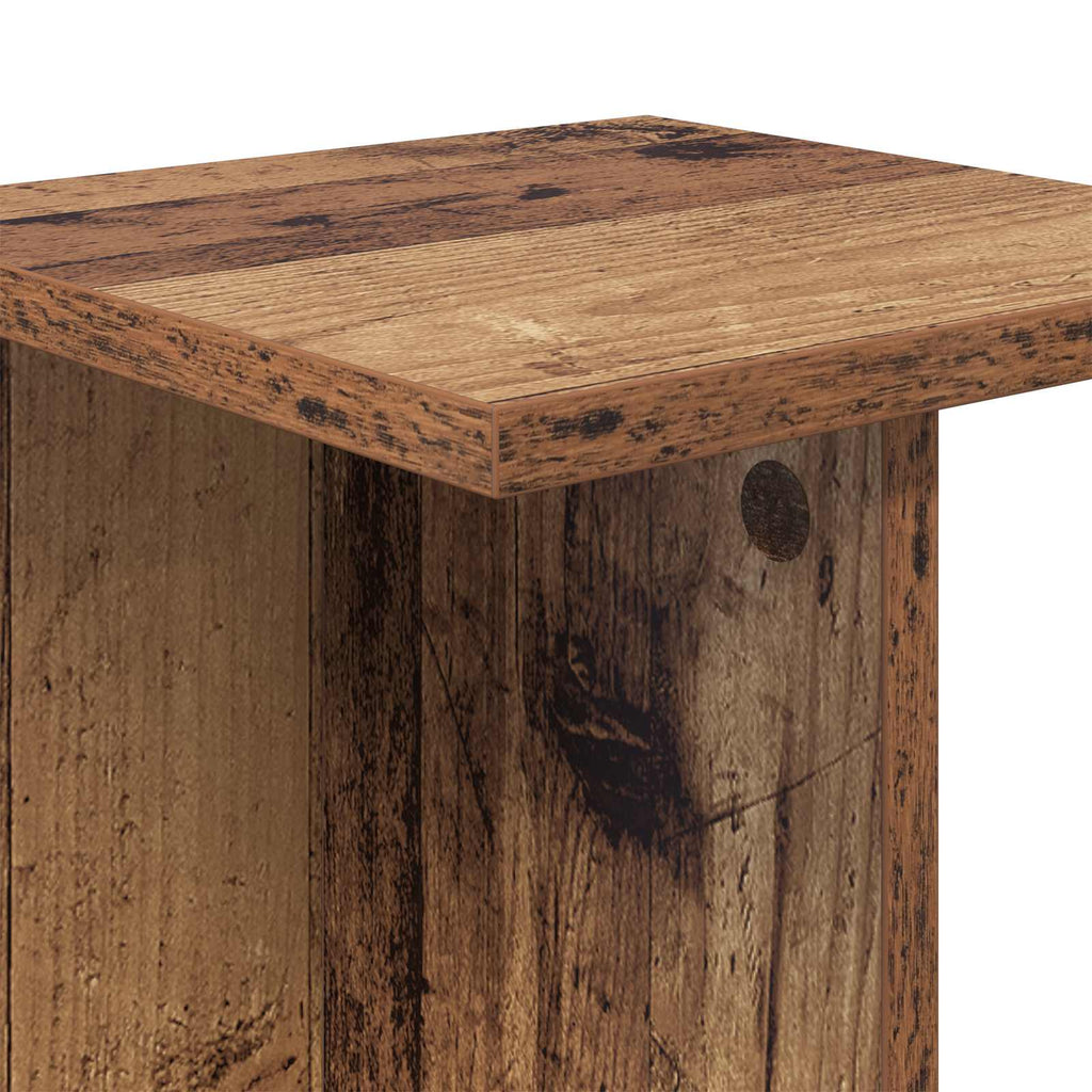 vidaXL Stojak na rośliny 2 szt. Stare drewno 25 x 25,5 x 60,5 cm