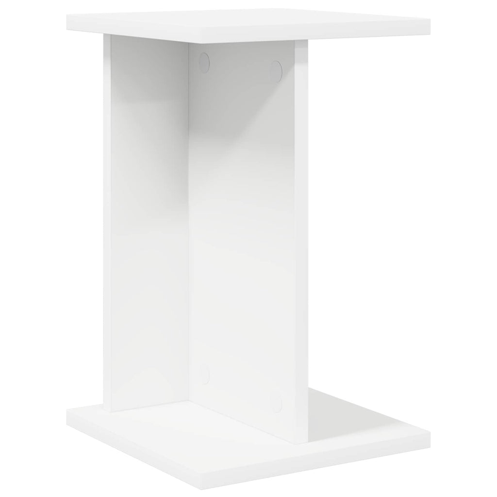 vidaXL Stojak na rośliny Biały 25 x 25,5 x 40,5 cm Drewno inżynieryjne