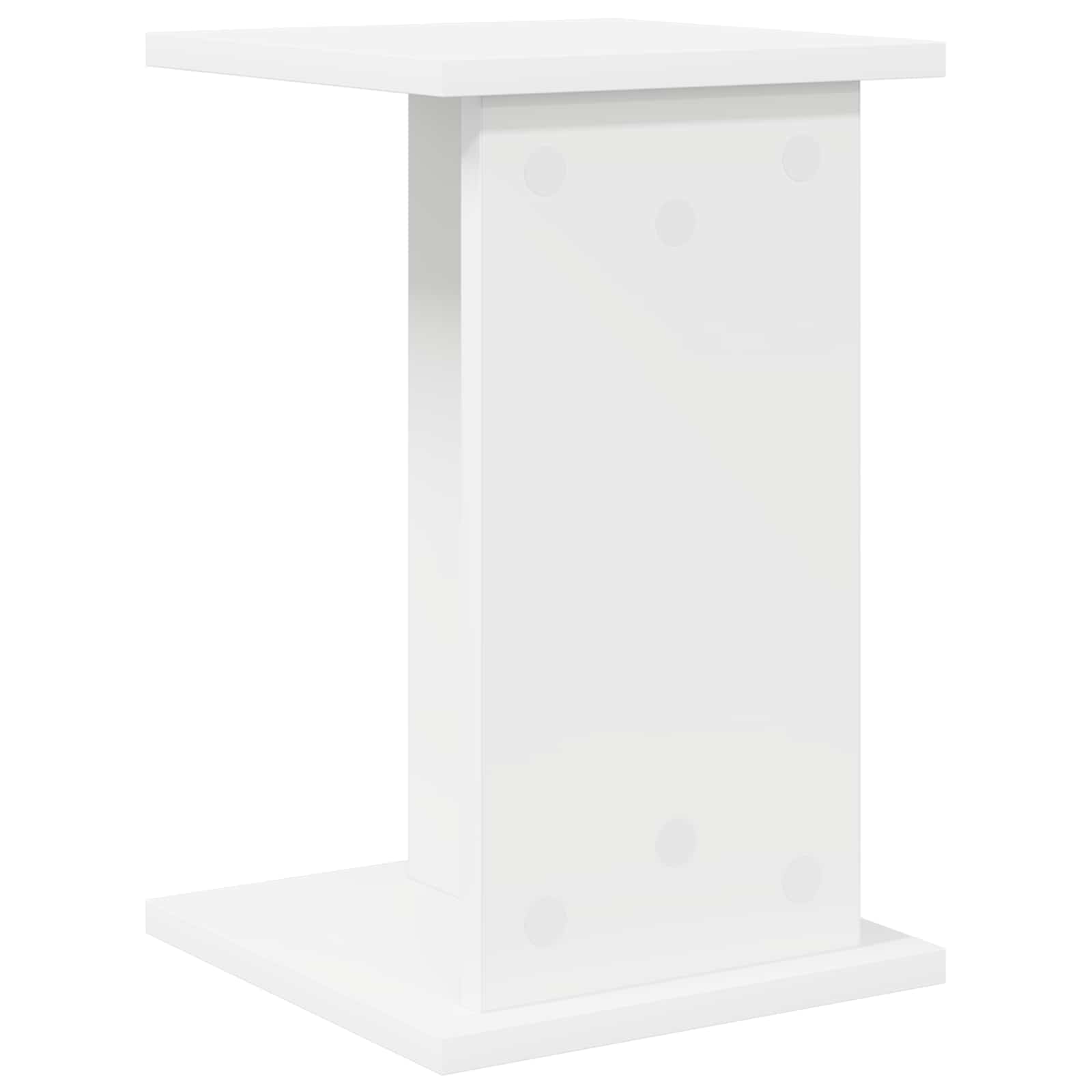 vidaXL Stojak na rośliny Biały 25 x 25,5 x 40,5 cm Drewno inżynieryjne