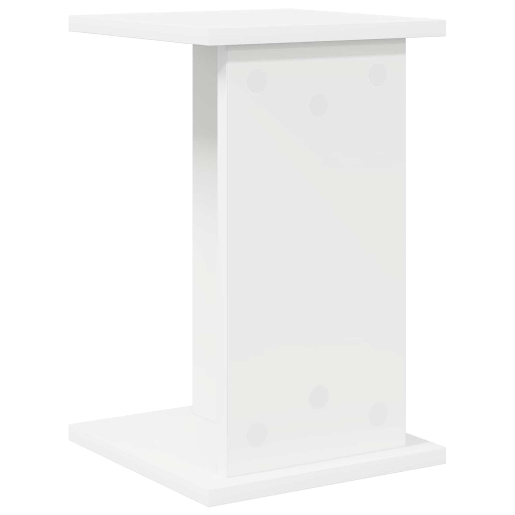 vidaXL Stojak na rośliny Biały 25 x 25,5 x 40,5 cm Drewno inżynieryjne