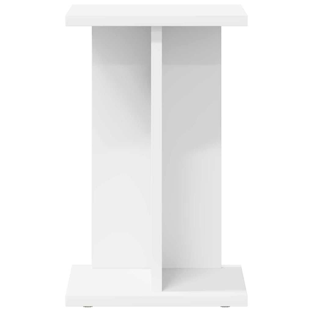 vidaXL Stojak na rośliny Biały 25 x 25,5 x 40,5 cm Drewno inżynieryjne