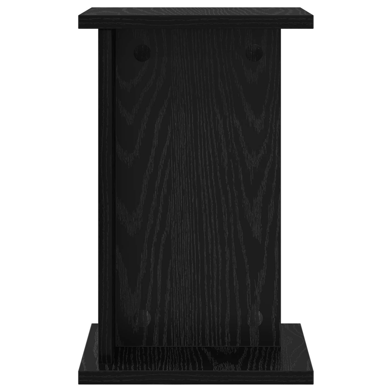 vidaXL Stojak na rośliny 2 pcs Czarny Dąb 25 x 25,5 x 40,5 cm