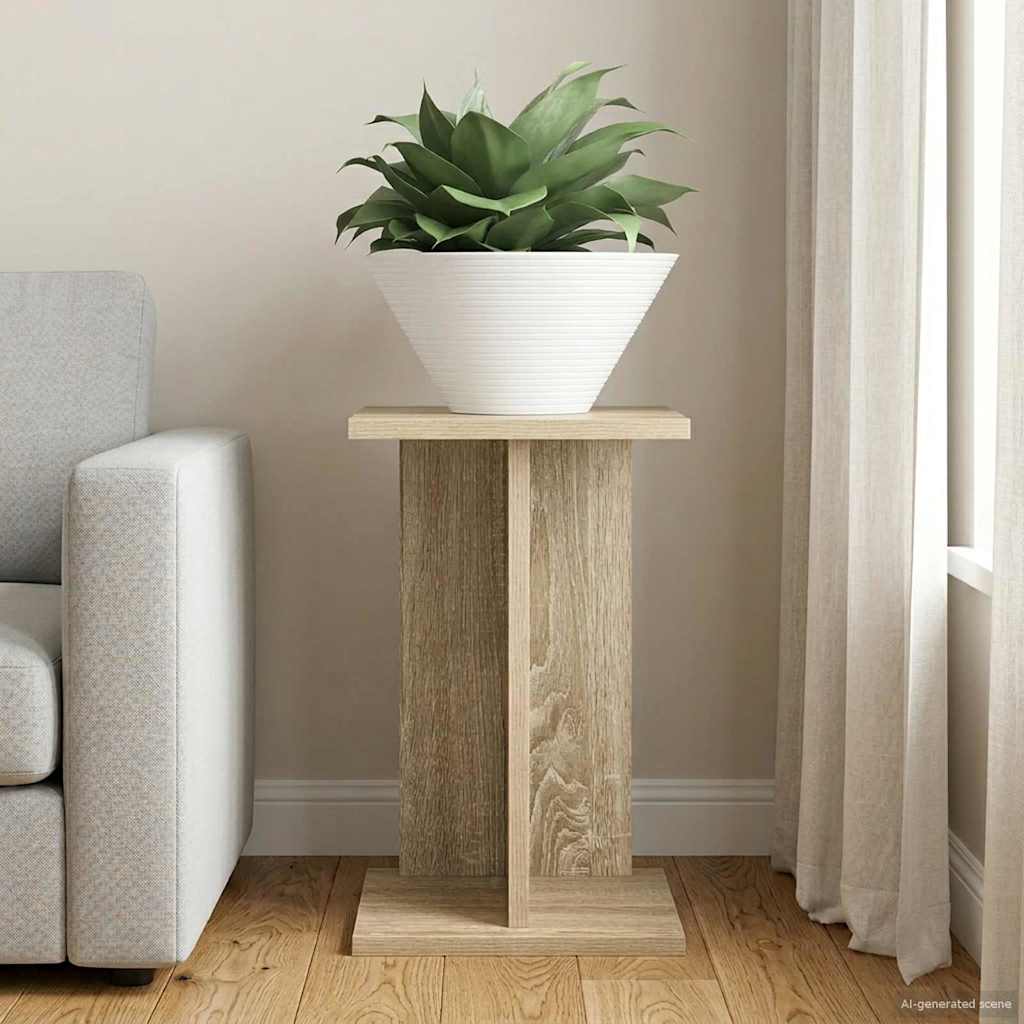 vidaXL Stojak na rośliny Dąb Sonoma 25 x 25,5 x 40,5 cm