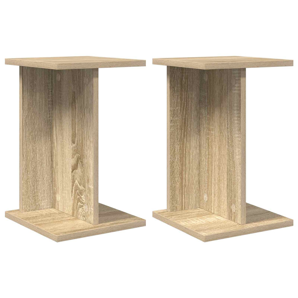 vidaXL Stojak na rośliny 2 szt. Dąb Sonoma 25 x 25,5 x 40,5 cm