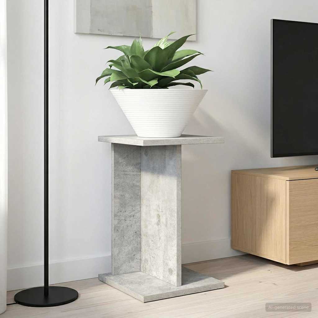 vidaXL Stojak na rośliny 2 pcs Betonowy Szary 25 x 25,5 x 40,5 cm
