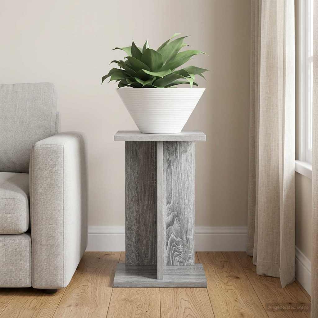 vidaXL Stojak na rośliny Szary Sonoma 25 x 25,5 x 40,5 cm