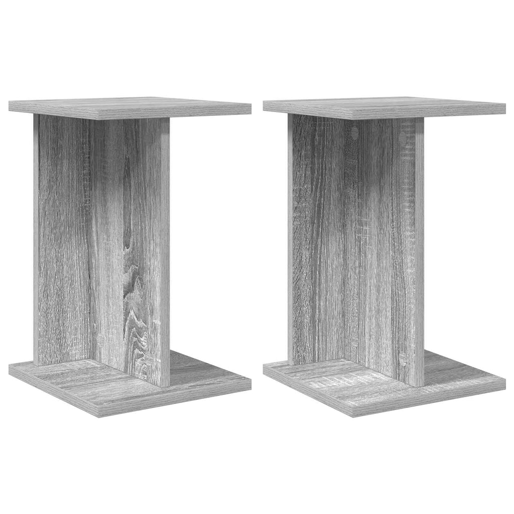 vidaXL Stojak na rośliny 2 pcs Szary Sonoma 25 x 25,5 x 40,5 cm