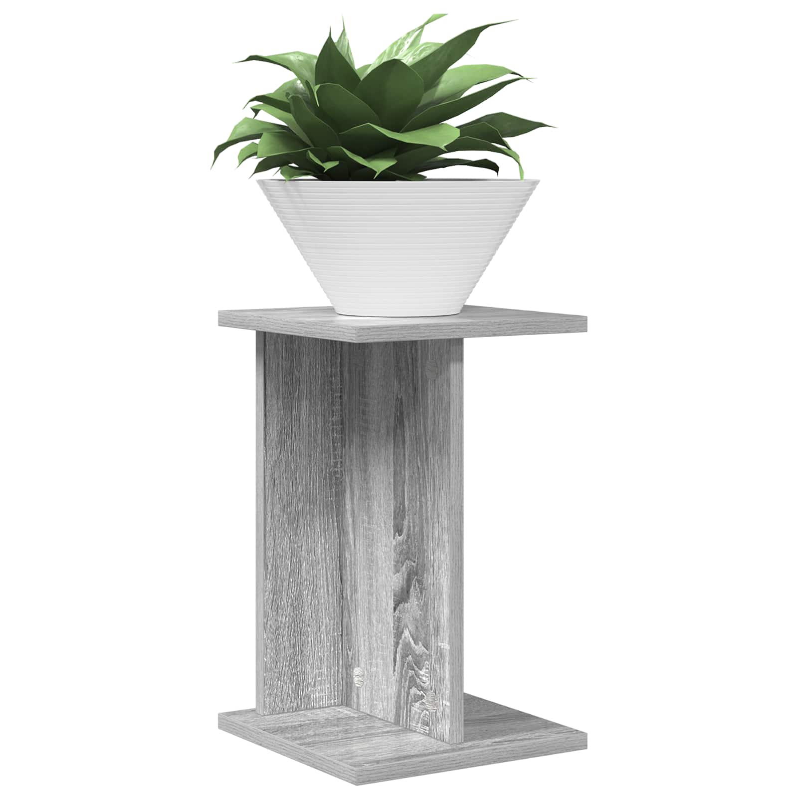 vidaXL Stojak na rośliny 2 pcs Szary Sonoma 25 x 25,5 x 40,5 cm