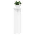 vidaXL Stojak na rośliny 2 pcs Biały Ø40 x 100 cm Drewno inżynieryjne
