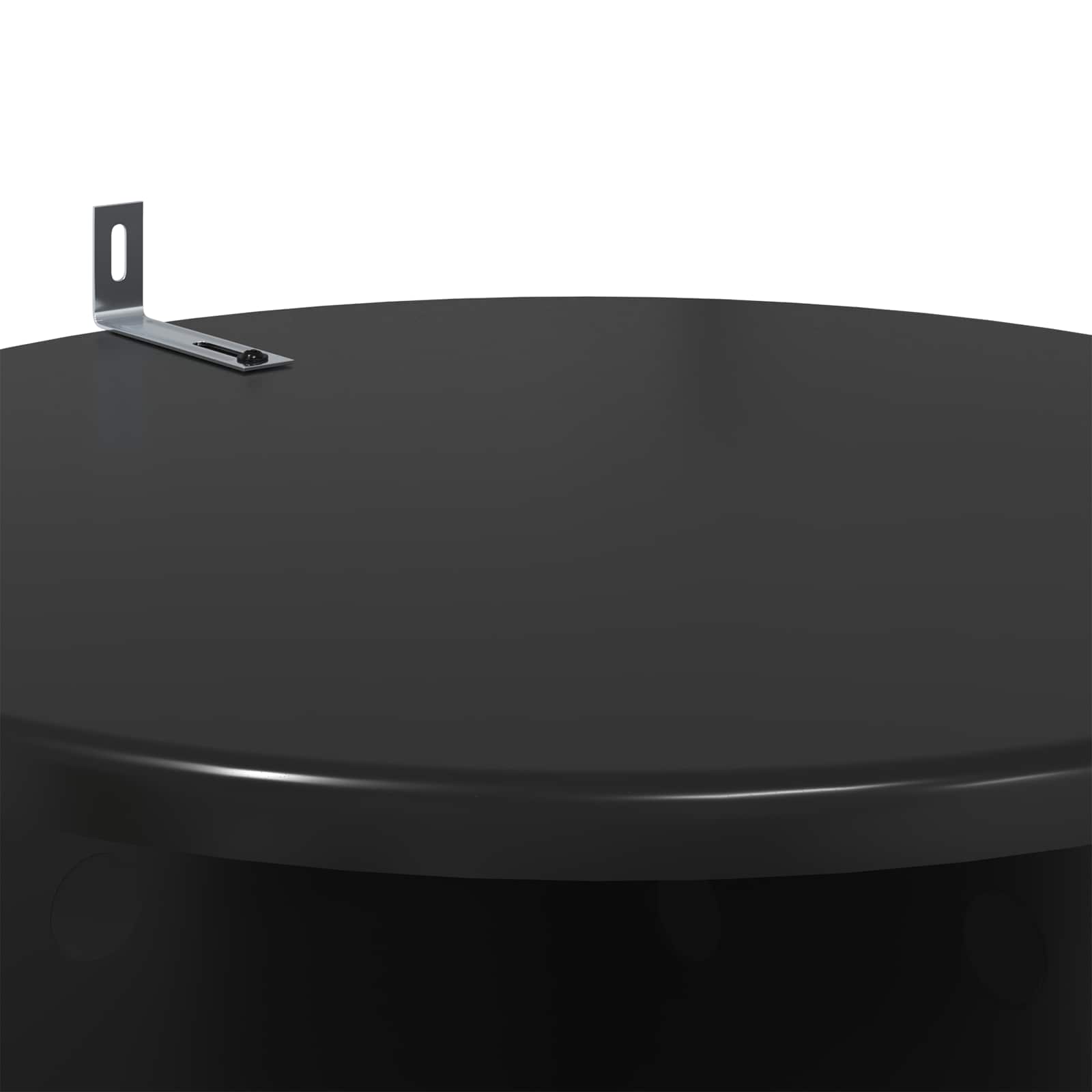 vidaXL Stojak na rośliny 2 pcs Czarny Ø40 x 100 cm Drewno inżynieryjne