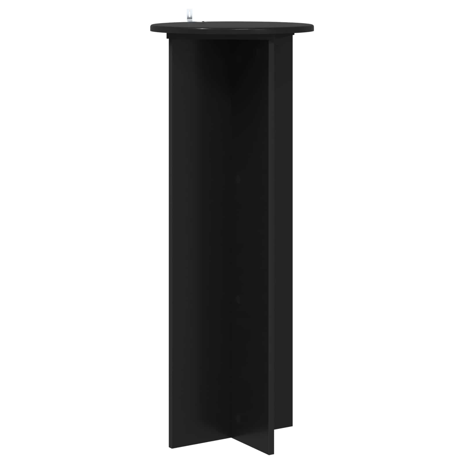 vidaXL Stojak na rośliny 2 pcs Czarny Ø40 x 100 cm Drewno inżynieryjne
