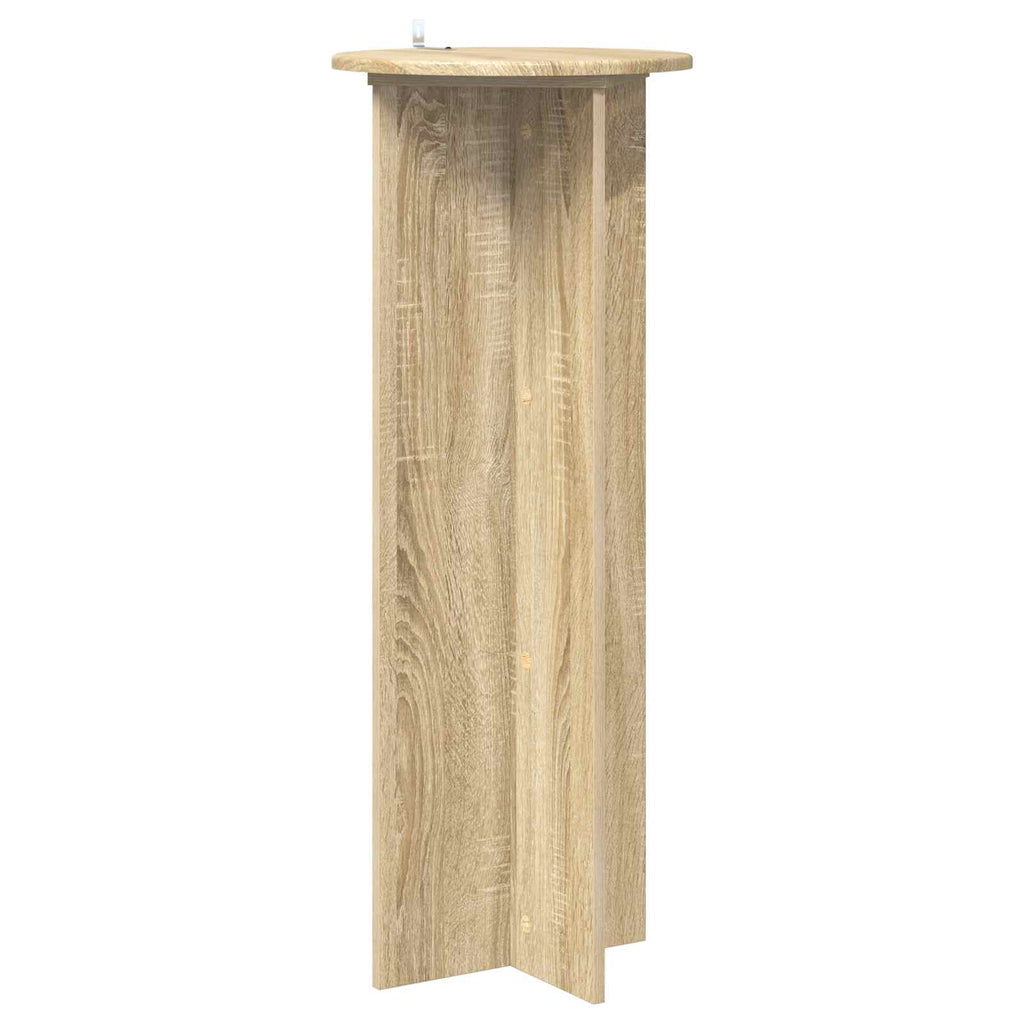 vidaXL Stojak na rośliny 2 pcs dąb Sonoma Ø40 x 100 cm