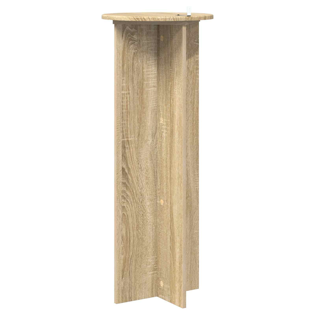 vidaXL Stojak na rośliny 2 pcs dąb Sonoma Ø40 x 100 cm