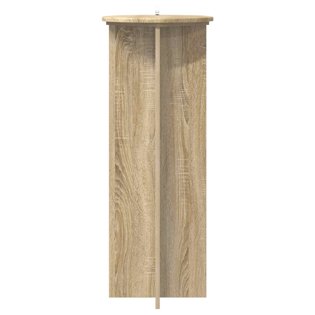 vidaXL Stojak na rośliny 2 pcs dąb Sonoma Ø40 x 100 cm