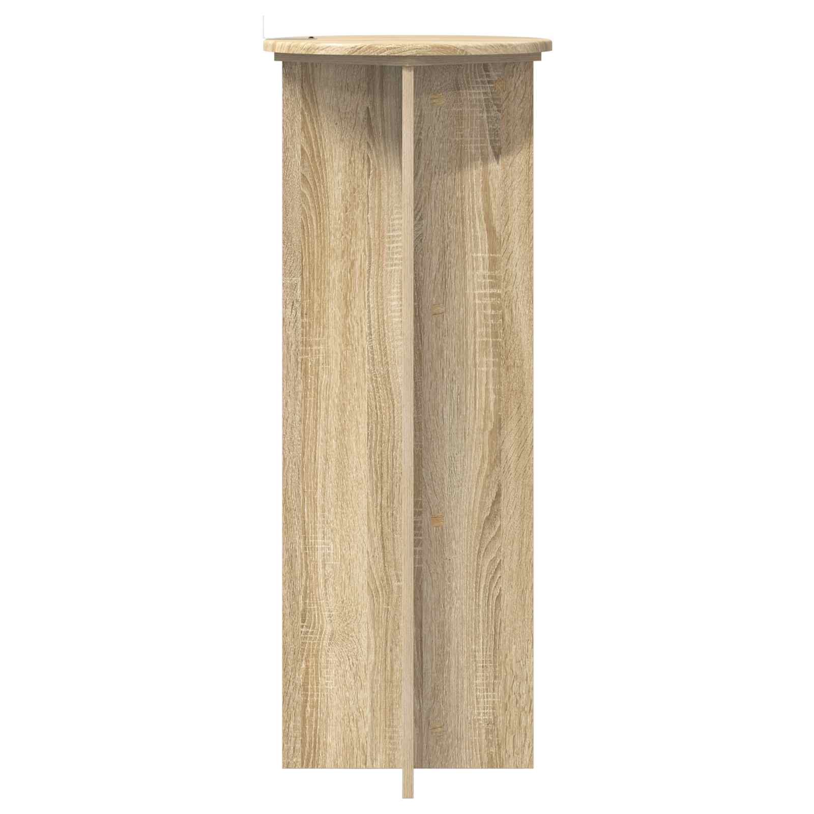 vidaXL Stojak na rośliny 2 szt. dąb Sonoma Ø40 x 100 cm