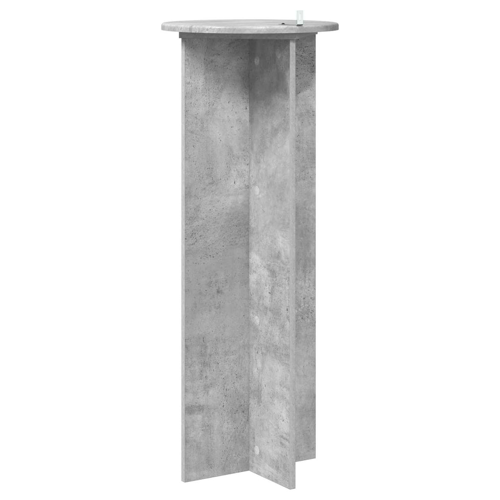vidaXL Stojak na rośliny 2 pcs Betonowy szary Ø40 x 100 cm