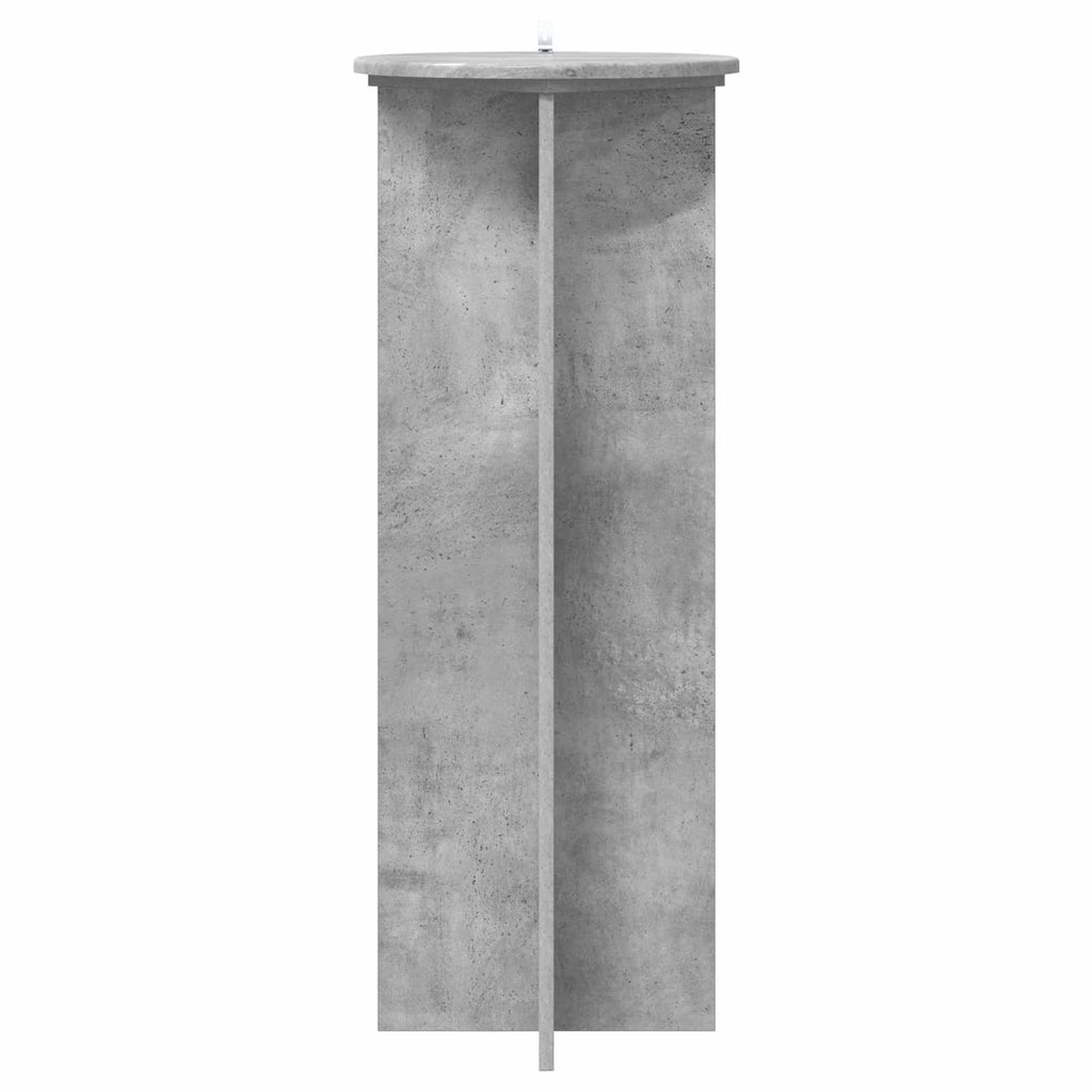 vidaXL Stojak na rośliny 2 pcs Betonowy szary Ø40 x 100 cm