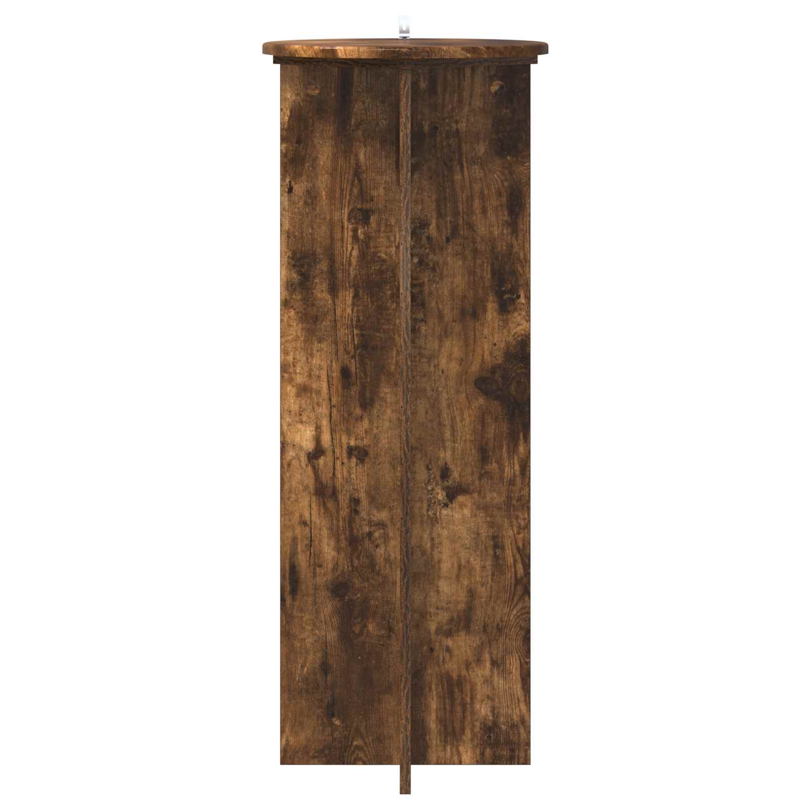 vidaXL Stojak na rośliny 2 pcs Dąb wędzony Ø40 x 100 cm
