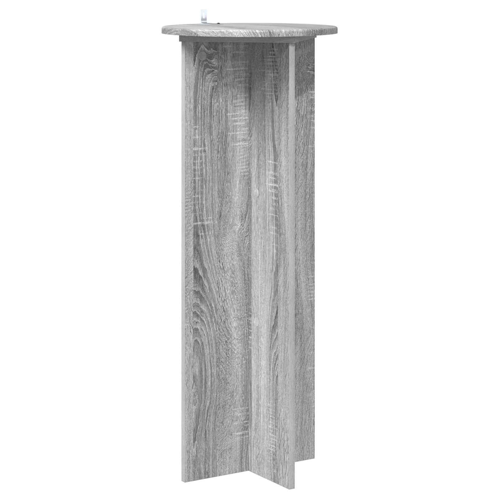 vidaXL Stojak na rośliny 2 pcs Szary Sonoma Ø40 x 100 cm