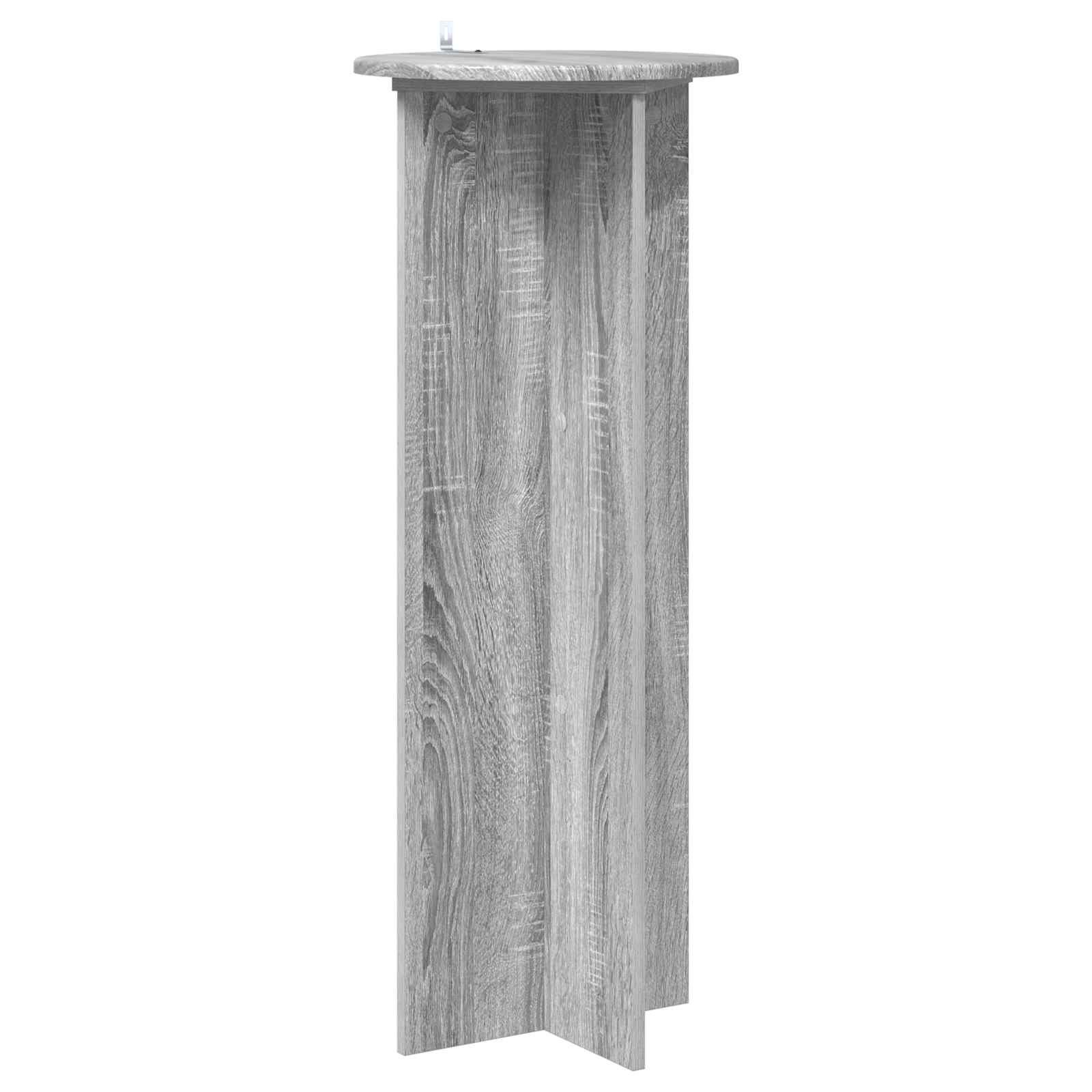 vidaXL Stojak na rośliny 2 pcs Szary Sonoma Ø40 x 100 cm