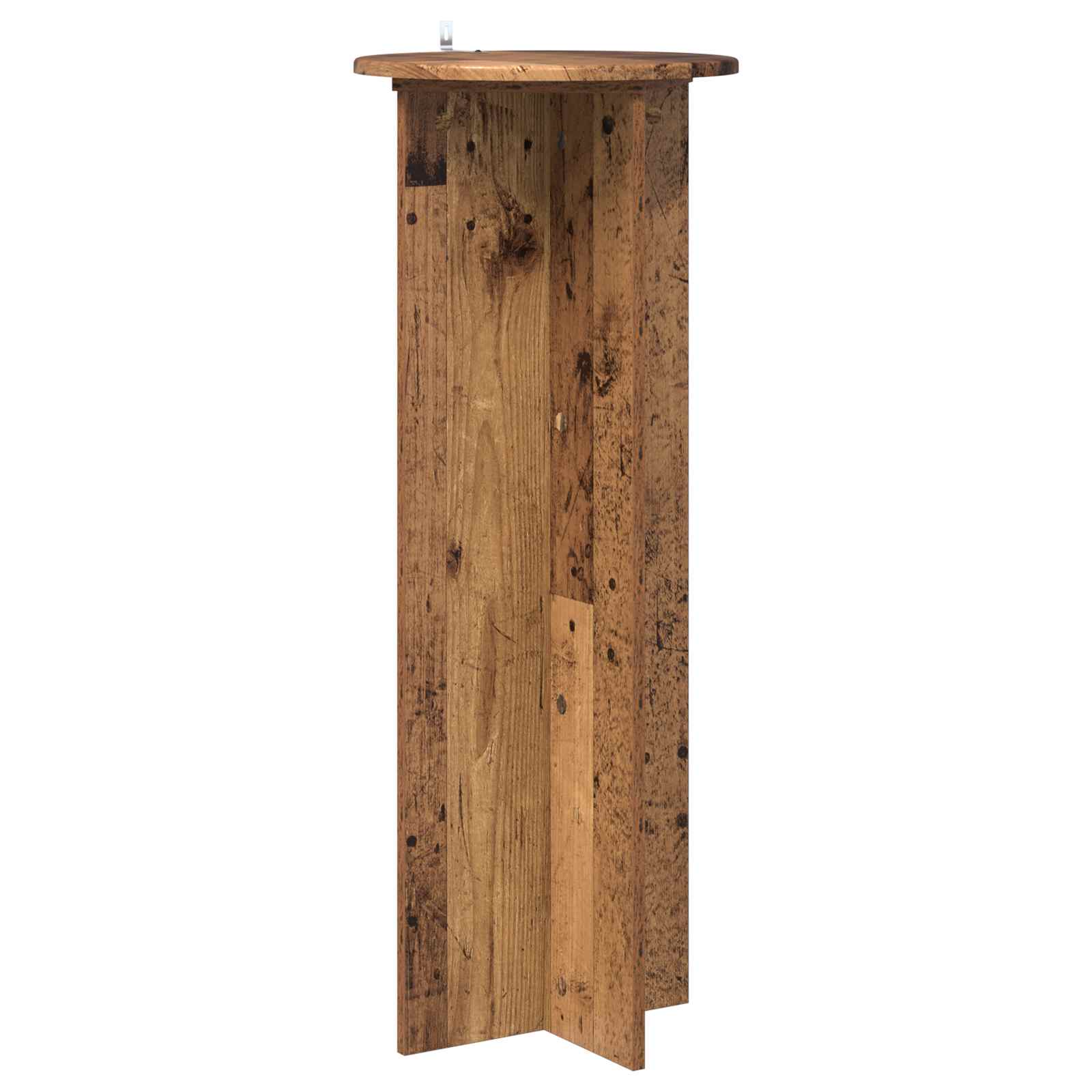 vidaXL Stojak na rośliny 2 pcs Stare drewno Ø40 x 100 cm