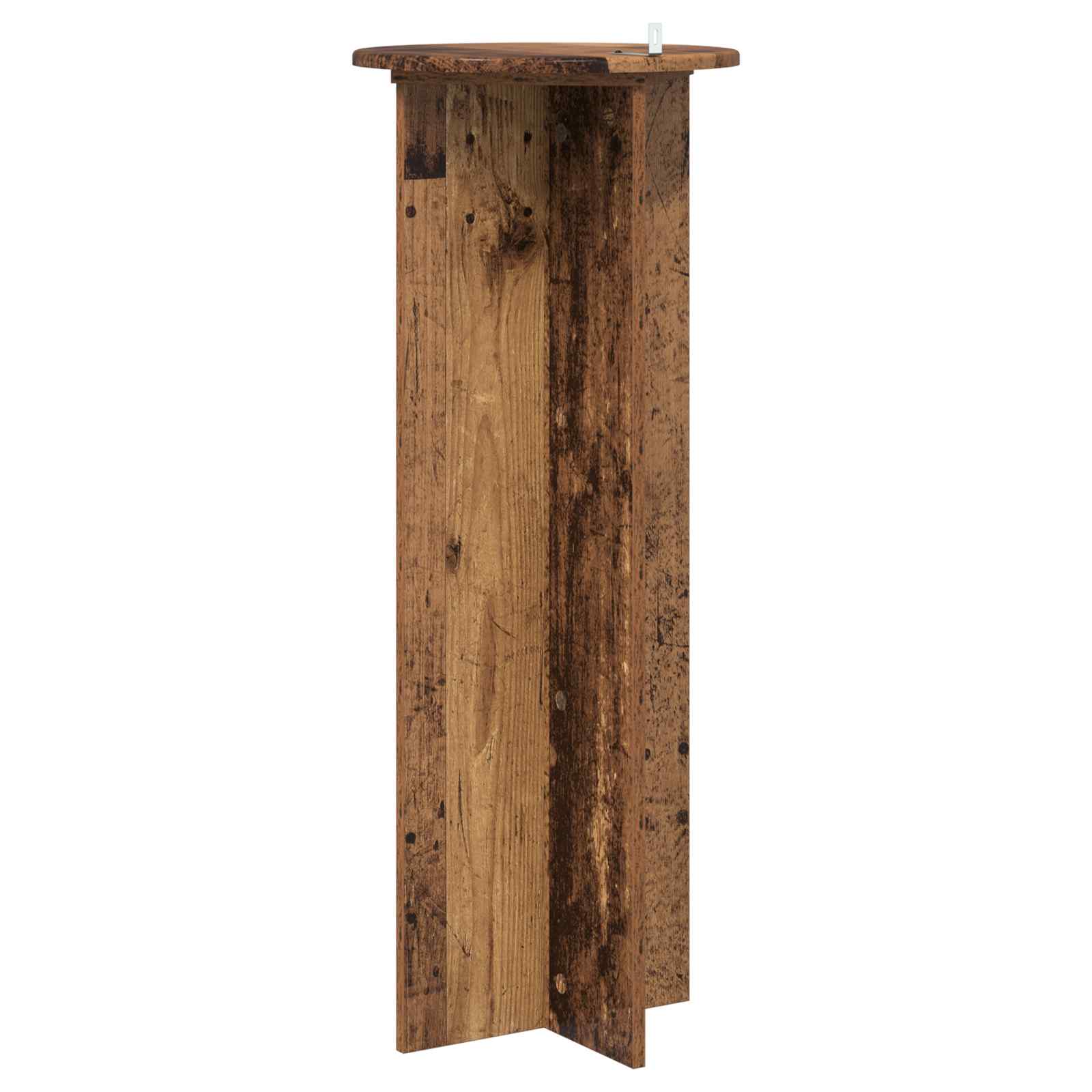 vidaXL Stojak na rośliny 2 pcs Stare drewno Ø40 x 100 cm