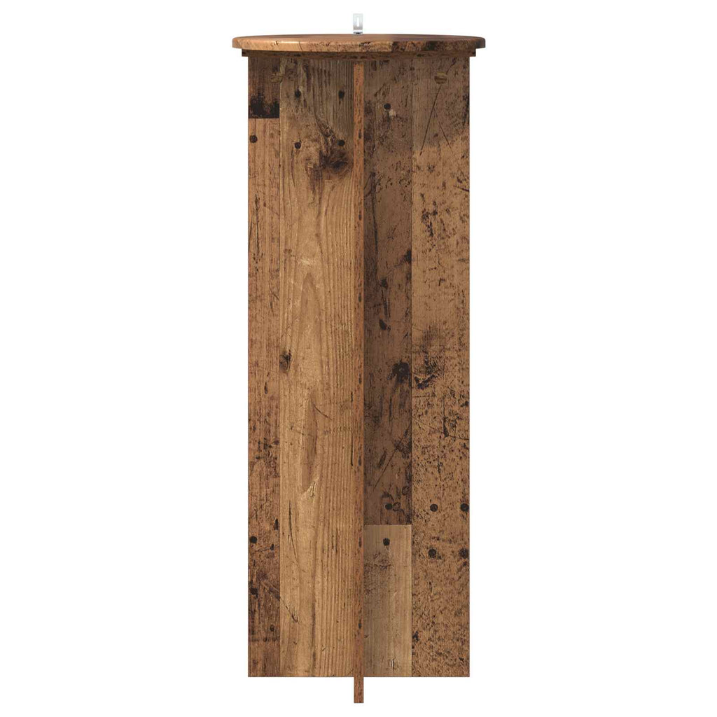 vidaXL Stojak na rośliny 2 szt. Stare drewno Ø40 x 100 cm