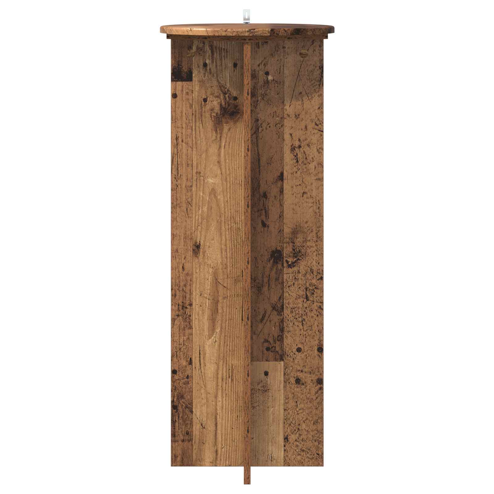vidaXL Stojak na rośliny 2 pcs Stare drewno Ø40 x 100 cm