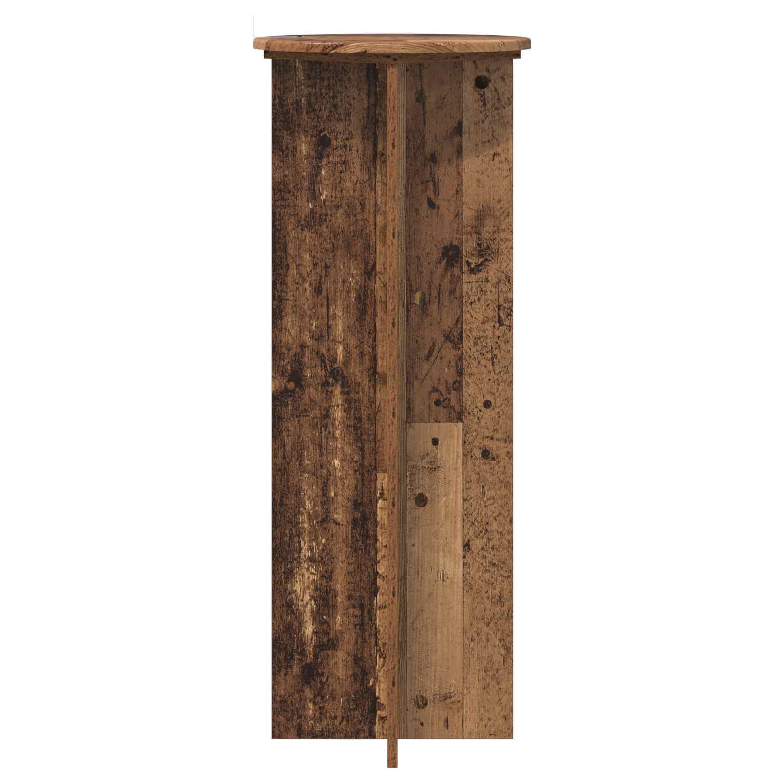 vidaXL Stojak na rośliny 2 szt. Stare drewno Ø40 x 100 cm