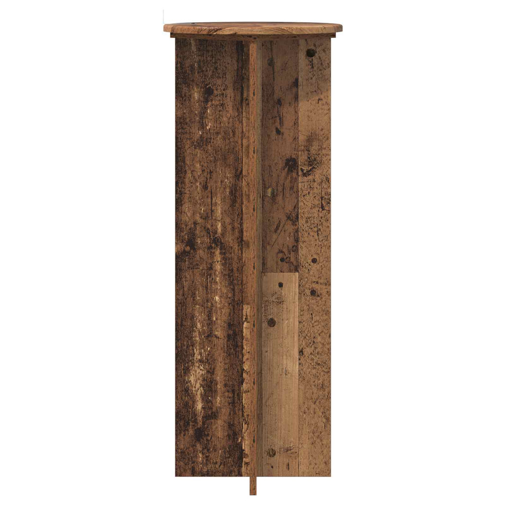 vidaXL Stojak na rośliny 2 pcs Stare drewno Ø40 x 100 cm