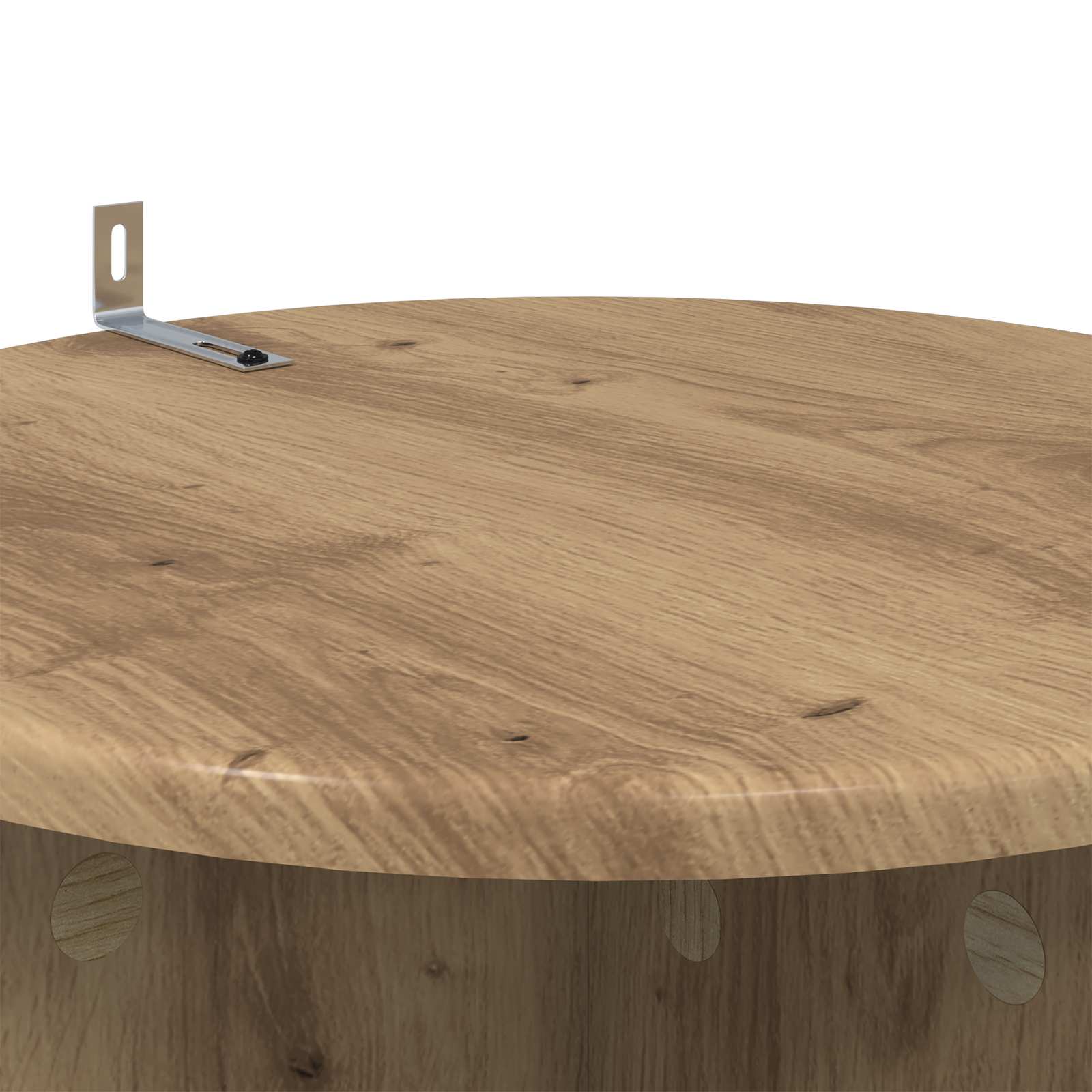 vidaXL Stojak na rośliny 2 pcs Dąb artisan Ø40 x 100 cm