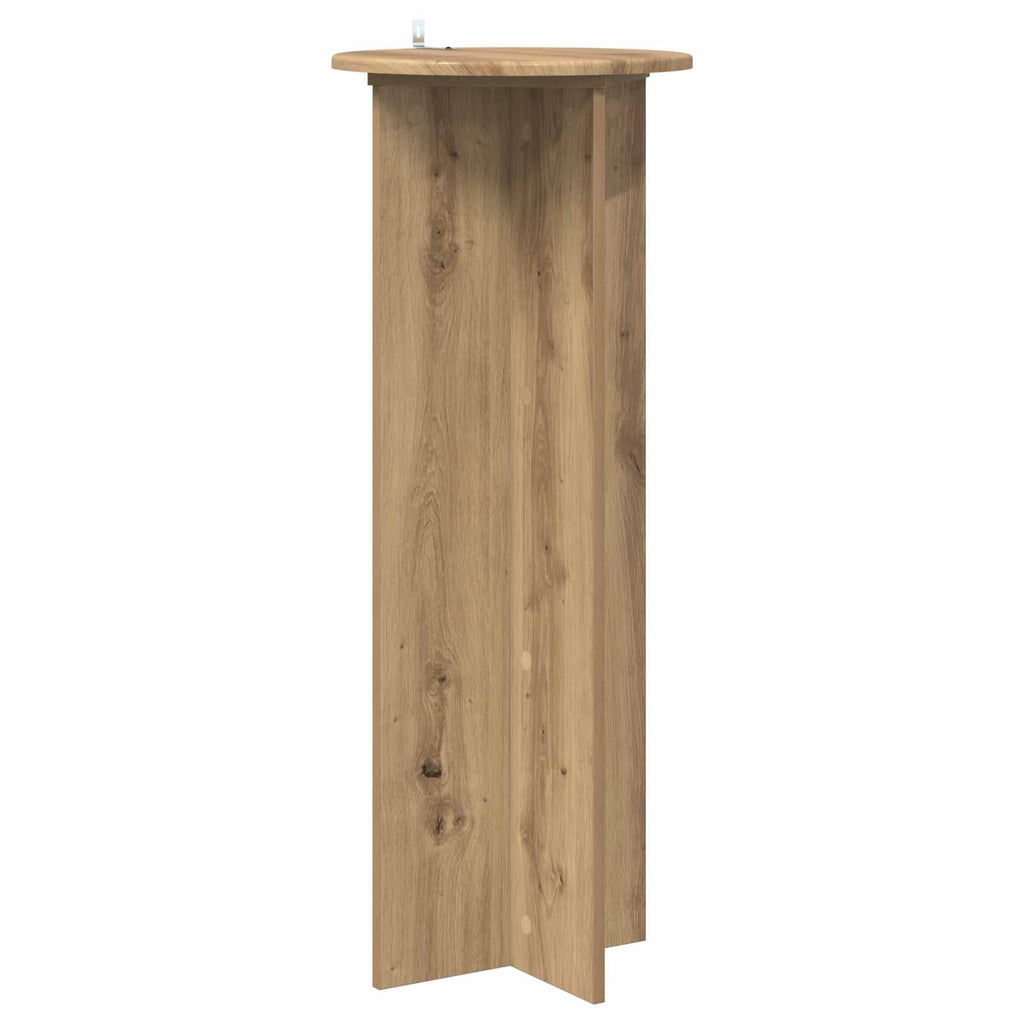 vidaXL Stojak na rośliny 2 pcs Dąb artisan Ø40 x 100 cm