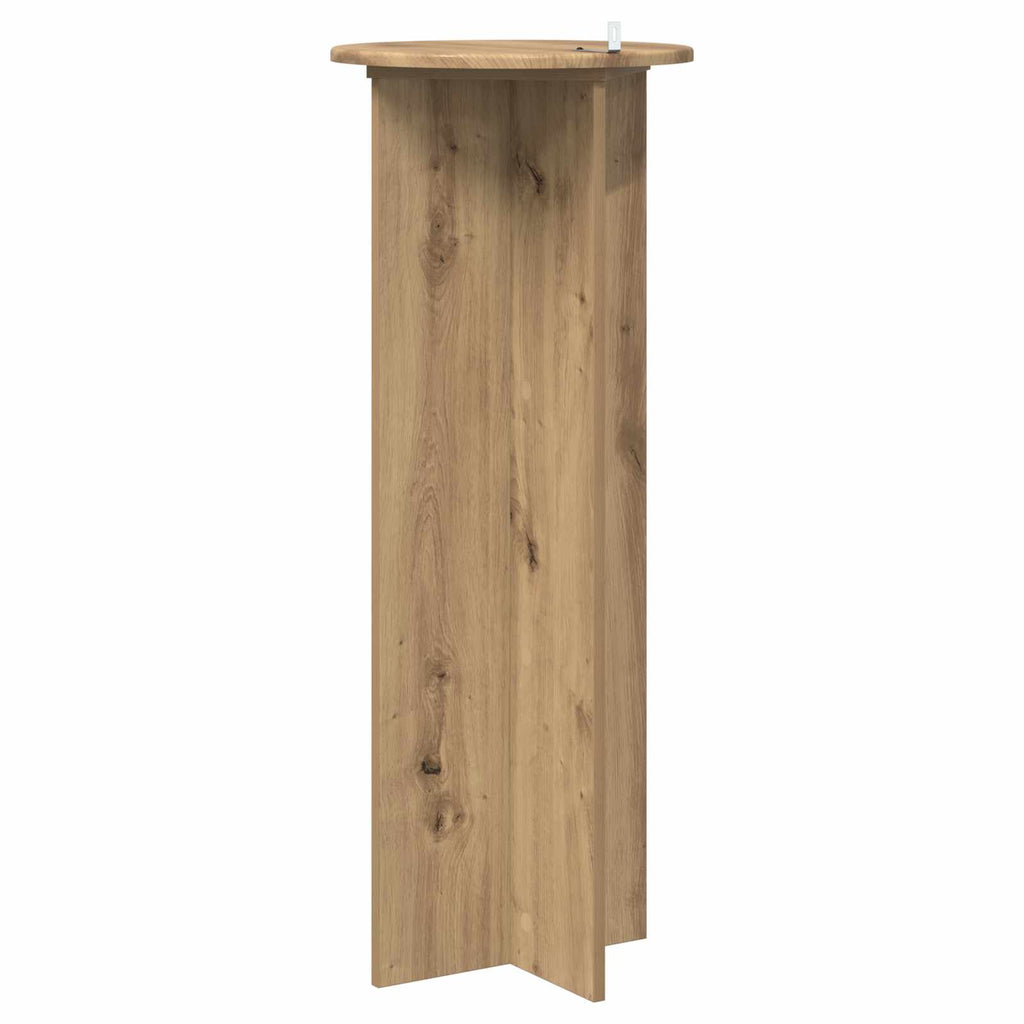 vidaXL Stojak na rośliny 2 pcs Dąb artisan Ø40 x 100 cm